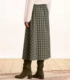 La Fée Maraboutée Midirok met kaki ruitjes khaki Online