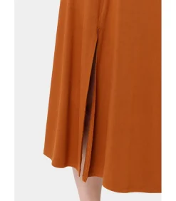 Les Lunes Midi-rok “Sienna” lightBrown Best