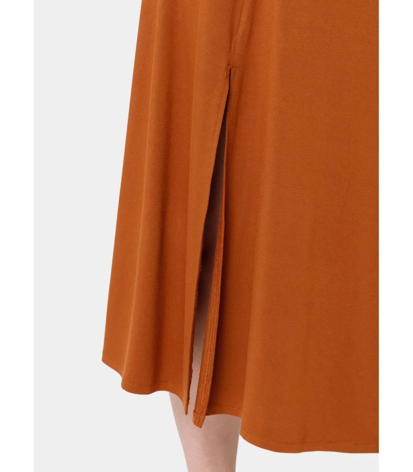Les Lunes Midi-rok “Sienna” lightBrown Best