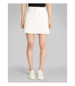 Calvin Klein Jeans Mini Denim Skirt white Online