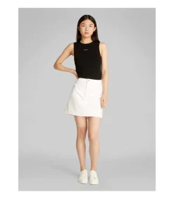 Calvin Klein Jeans Mini Denim Skirt white Online