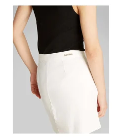 Calvin Klein Jeans Mini Denim Skirt white Online