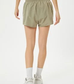 Koton Mini Hardloopshort Hoog en Biye Detail khaki Sale