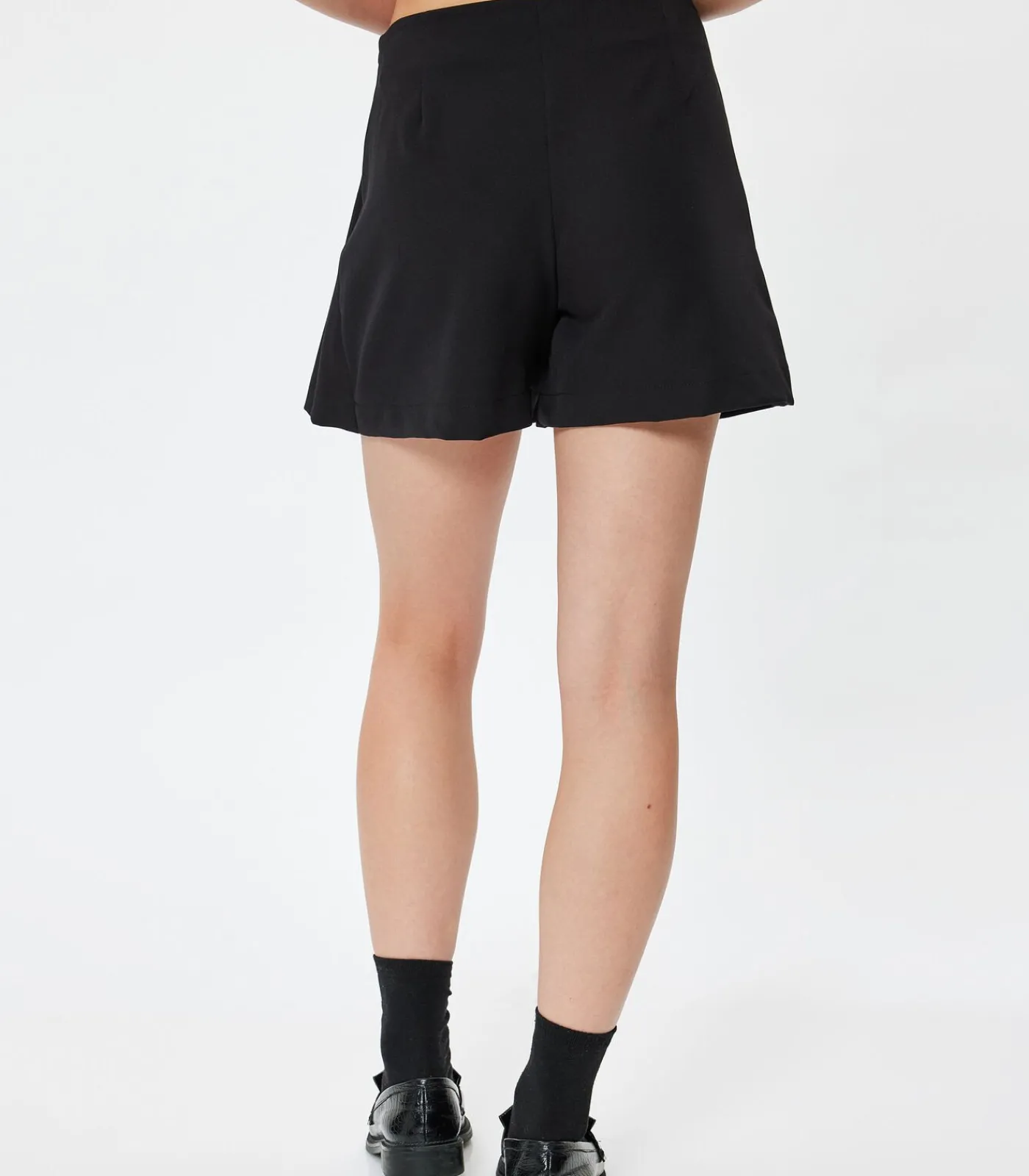 Koton Mini-lengte Normale taille Broekenrots black Hot