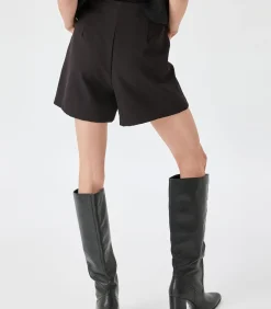 Koton Mini-lengte Normale taille Broekenrots black Clearance
