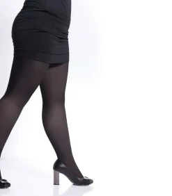 Giulia Molly 200 - 200den Panty (enkel grote maten) - Zwart - 3XL black New
