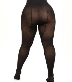 Giulia Molly 200 - 200den Panty (enkel grote maten) - Zwart - 3XL black New