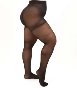 Giulia Molly 40den (enkel grote maten) Panty speciaal voor dames met kortere benen (multipack) - Zwart - XL black Outlet