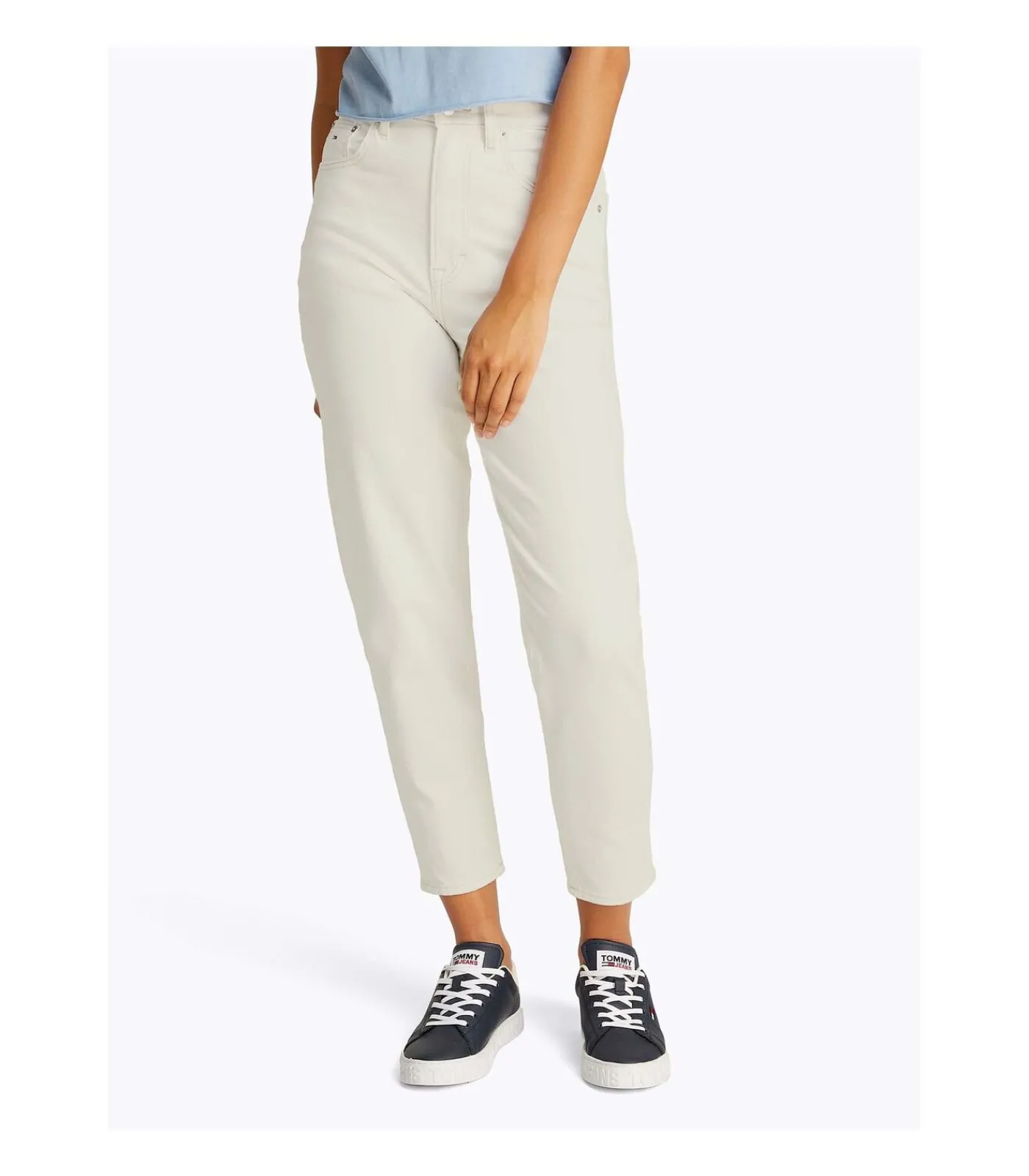 Tommy Jeans Mom Jean Uh Tpr Bi4 white Discount