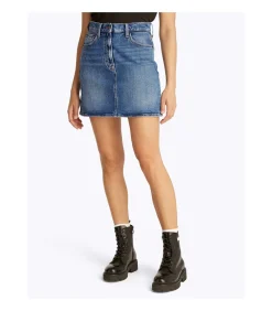 Tommy Jeans Mom Skirt Bi0134 lightBlue Discount