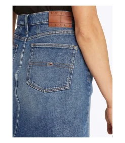 Tommy Jeans Mom Skirt Bi0134 lightBlue Discount