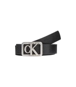 Calvin Klein Mono Plaque Rev Lthr Belt 25Mm black Best