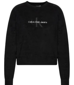 Calvin Klein MONOGRAM - Sweatshirt - Zwart black Outlet