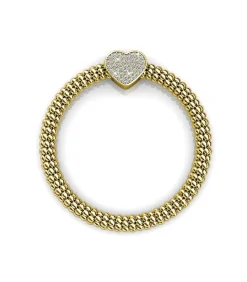 MYC-Paris Mooie armband, Oostenrijks kristal gold/white Best