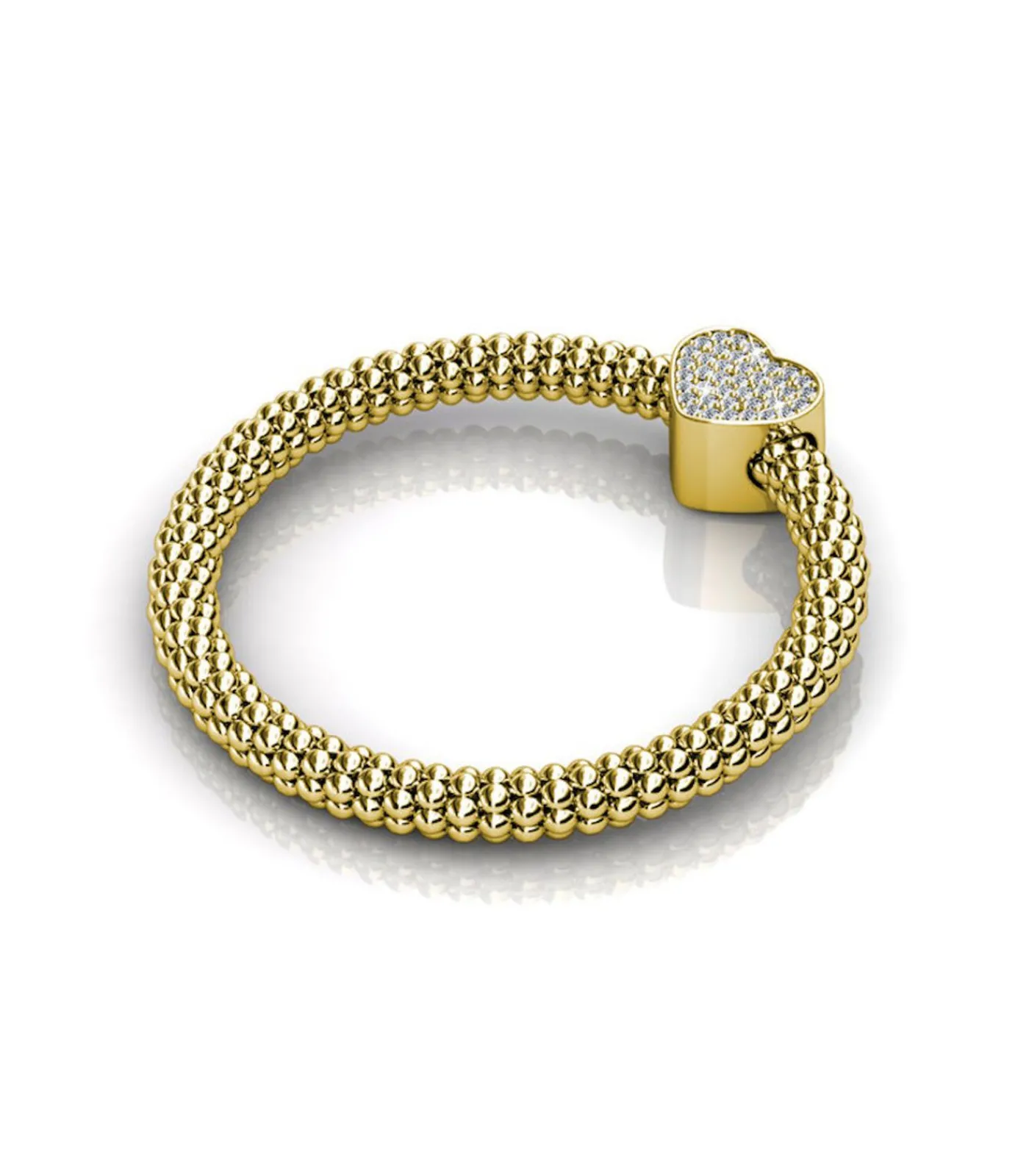MYC-Paris Mooie armband, Oostenrijks kristal gold/white Best