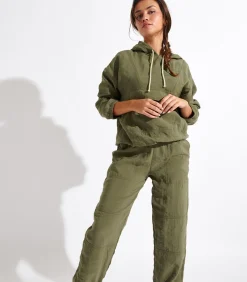 Banana Moon Mosgroene broek BEARCREEK OKENO green Hot
