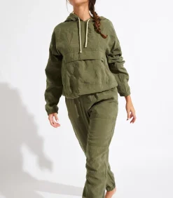 Banana Moon Mosgroene broek BEARCREEK OKENO green Hot