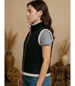 J&JOY Mouwloos damesjack met fleece binnenkant multicolor Clearance
