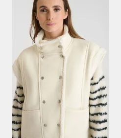 Le Temps des Cerises Mouwloos jack FUJI white Clearance