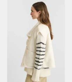 Le Temps des Cerises Mouwloos jack FUJI white Clearance