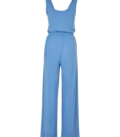 Urban Classics Mouwloze jumpsuit modal grote maten vrouwen blue Discount