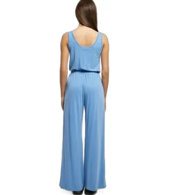 Urban Classics Mouwloze jumpsuit modal grote maten vrouwen blue Discount
