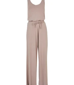 Urban Classics Mouwloze jumpsuit modal grote maten vrouwen pink Discount