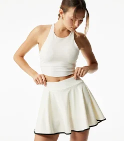 Koton Mouwloze Sporttop Met Kruisbanden white Discount