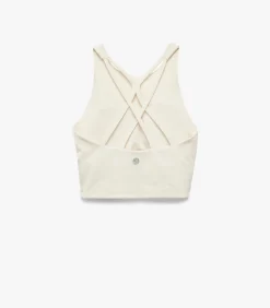 Koton Mouwloze Sporttop Met Kruisbanden white Discount