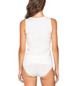 LUNA Mouwloze tanktop MICRO TOUCH COMFORT white Discount