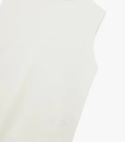 Koton Mouwloze Top Coltrui Ecru white Discount
