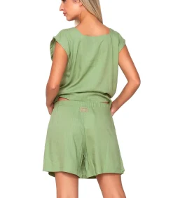 LUNA Mouwloze top SAGE green Online