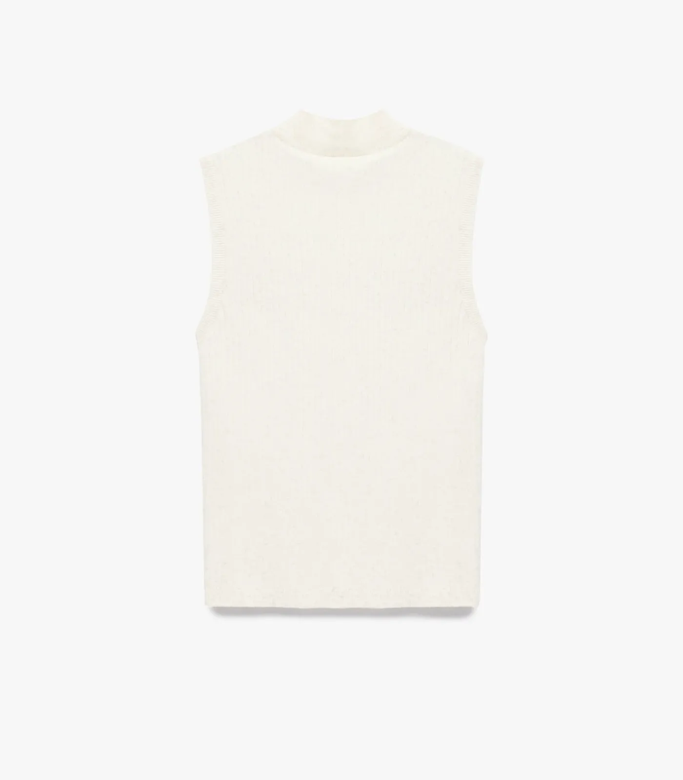 Koton Mouwloze Trui Met Schittering En Hoge Kraag white New