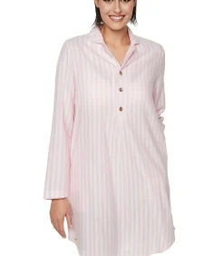 SELMARK Nachthemd met lange mouwen P105 OXFORD pink