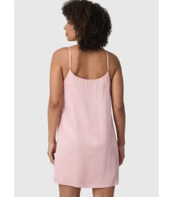Les Lunes Negligé Halflang “BLOOM Sleep Dress shiny” salmonPink