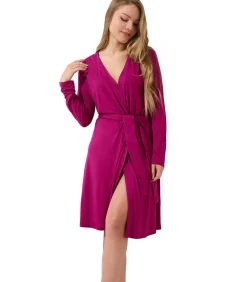 LISCA Negligé met lange mouwen Evelyn purple New