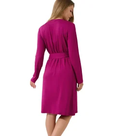 LISCA Negligé met lange mouwen Evelyn purple New