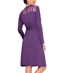 LISCA Negligé met lange mouwen PATRICIA purple Discount