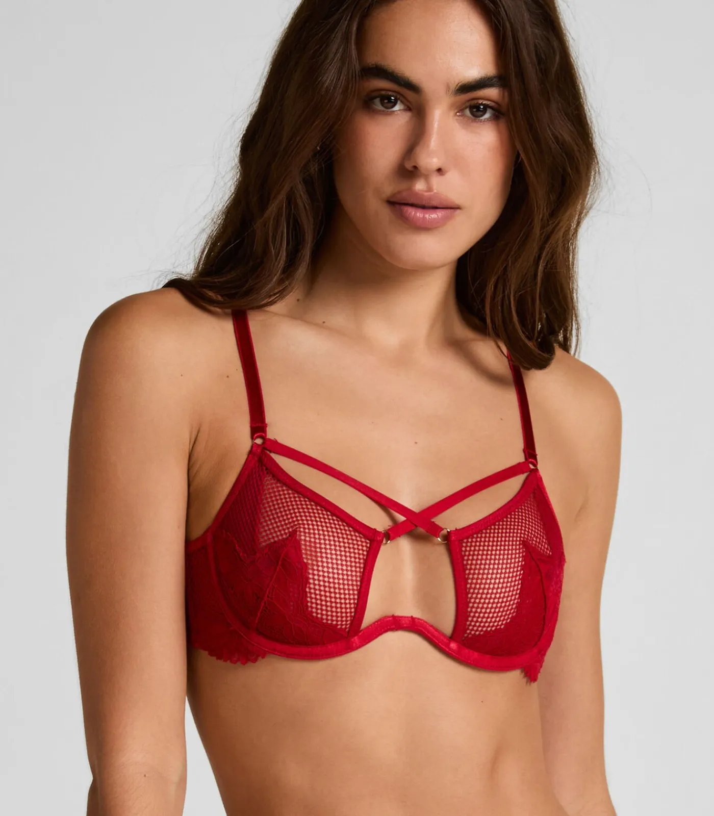 Hunkemöller Niet-voorgevormde beugel bh Milana red Sale