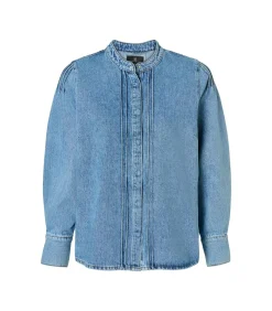 Mart Visser Nina Denim Blouse Denim Blauw blueJeans Online