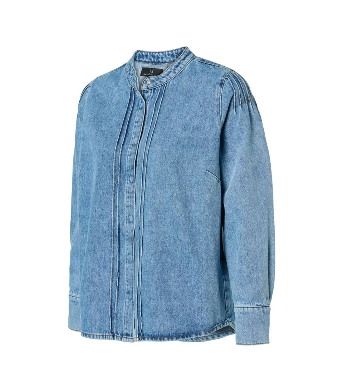 Mart Visser Nina Denim Blouse Denim Blauw blueJeans Online