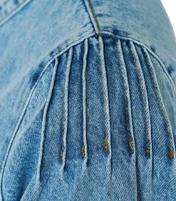 Mart Visser Nina Denim Blouse Denim Blauw blueJeans Online