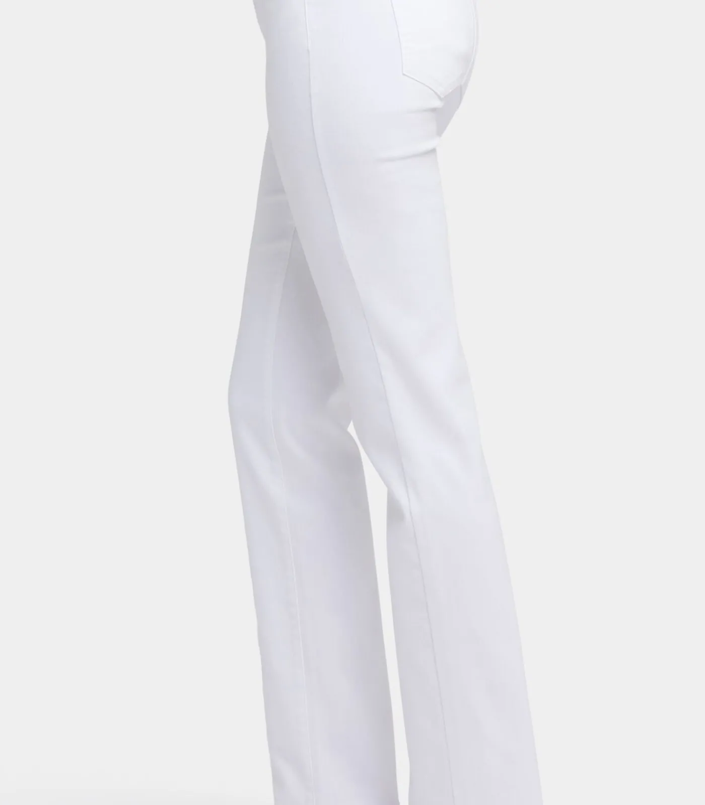 NYDJ No Gapper™ Marilyn Straight Jeans in Petite in Sure Stretch® Denim met Gestreepte Stretch white Online