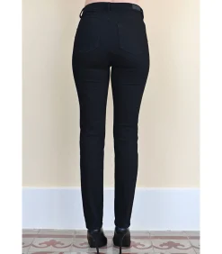BLEU D'AZUR NOAH Slim fit jeans in intens zwart rock black Discount