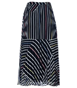 Mart Visser Norita Print Rok Zwart / Multi black New