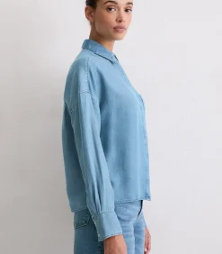 Marc O'Polo Normale spijkerblouse blue Outlet