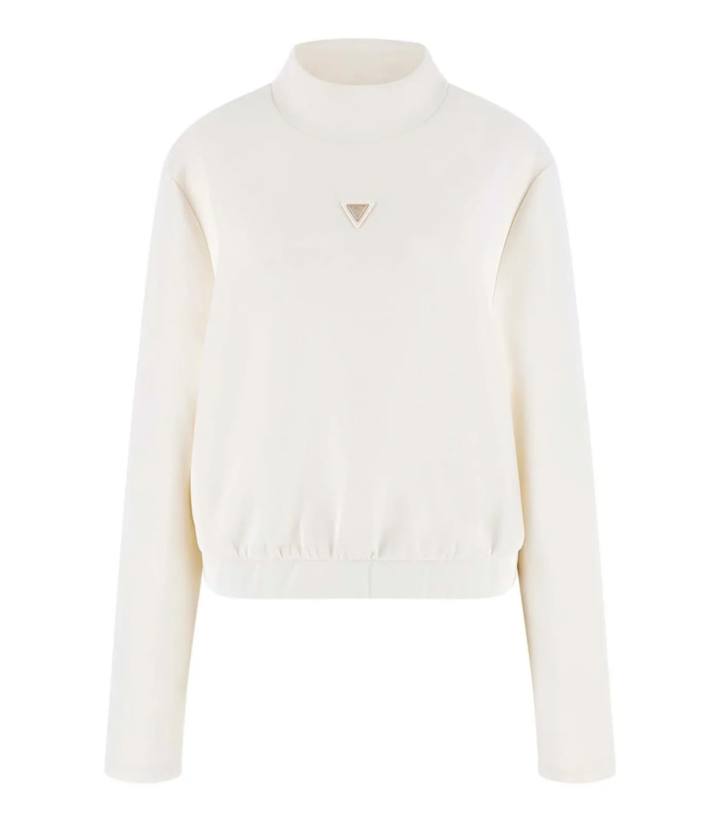 GUESS Olympe High Neck Sweatshirt white Best