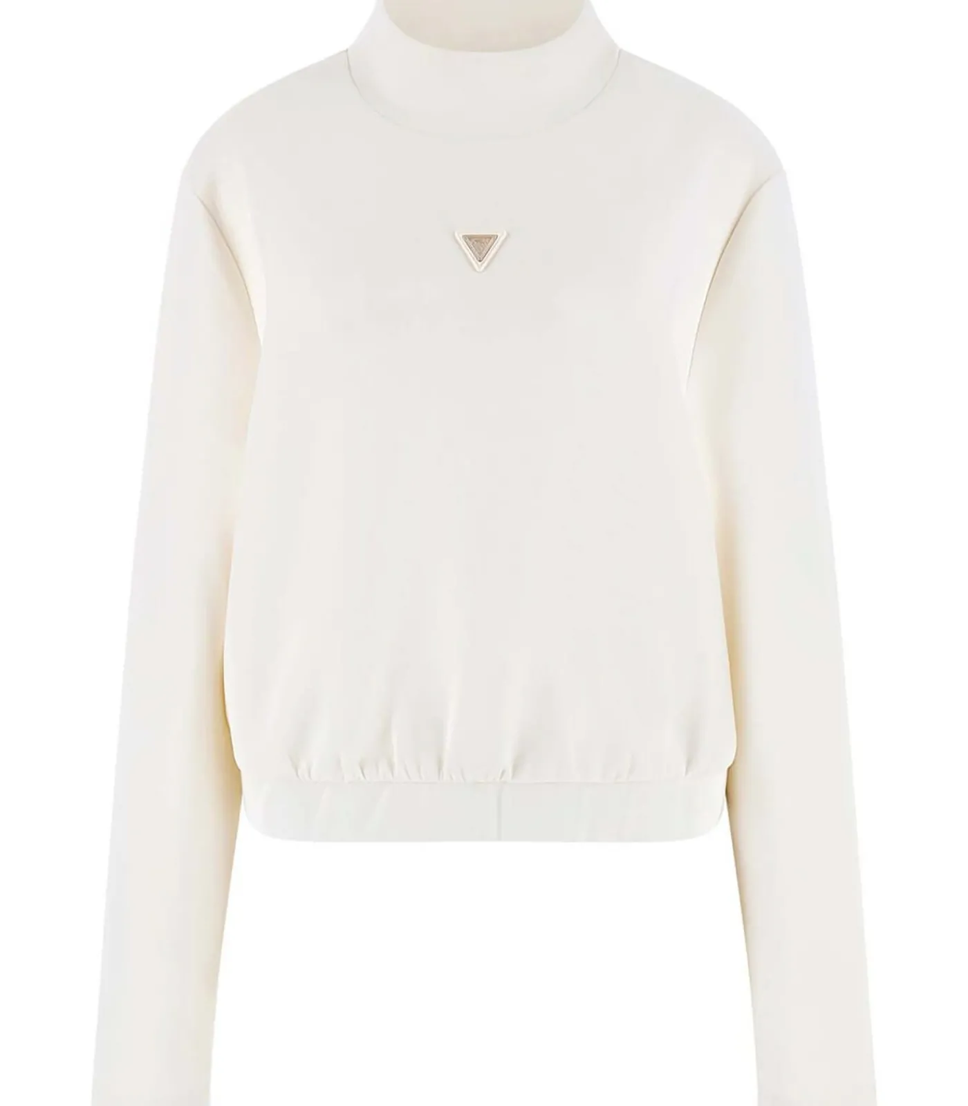 GUESS Olympe High Neck Sweatshirt white Best