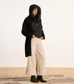 La Fée Maraboutée Omkeerbare capuchon zwart en kaki black Hot
