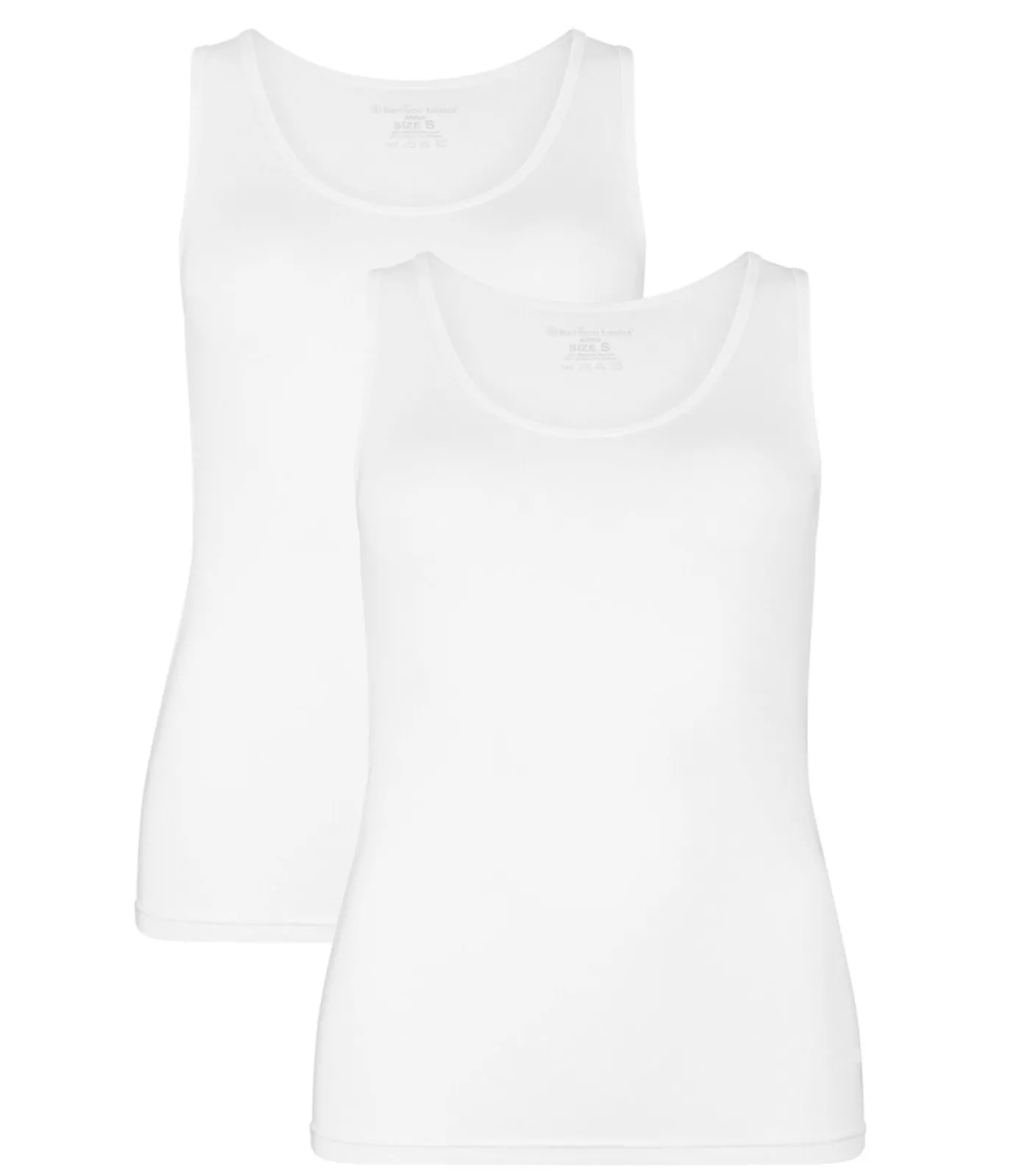 Bamboo basics Onderhemd ANNA Set van 2 white Hot